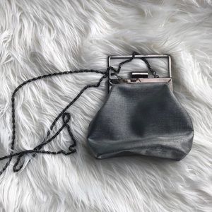 Vintage silver evening bag